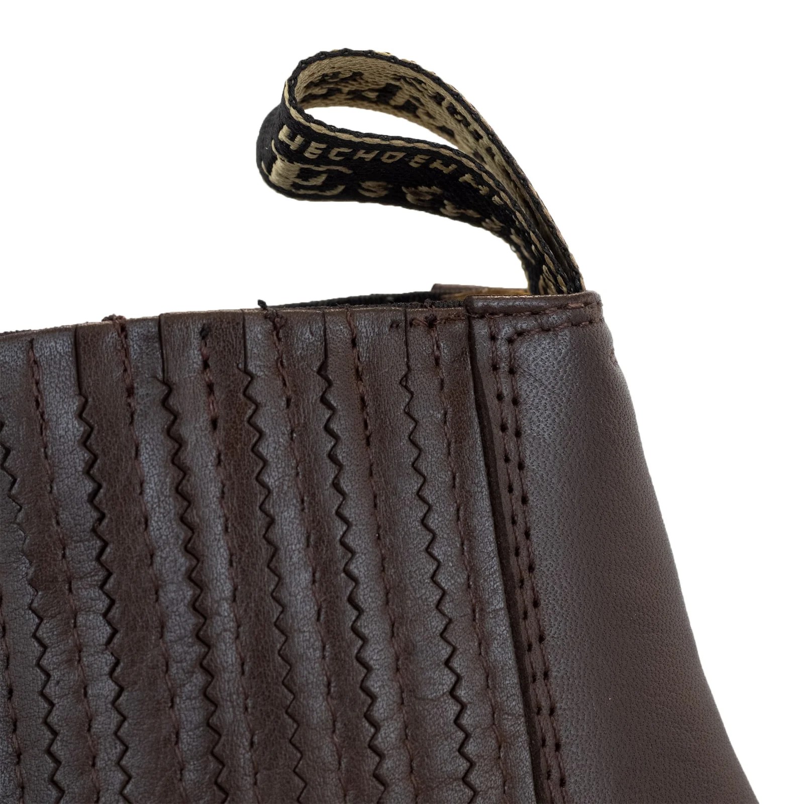 BOTIN ESTRIBO CHARRO SUELA DE HULE CAFE