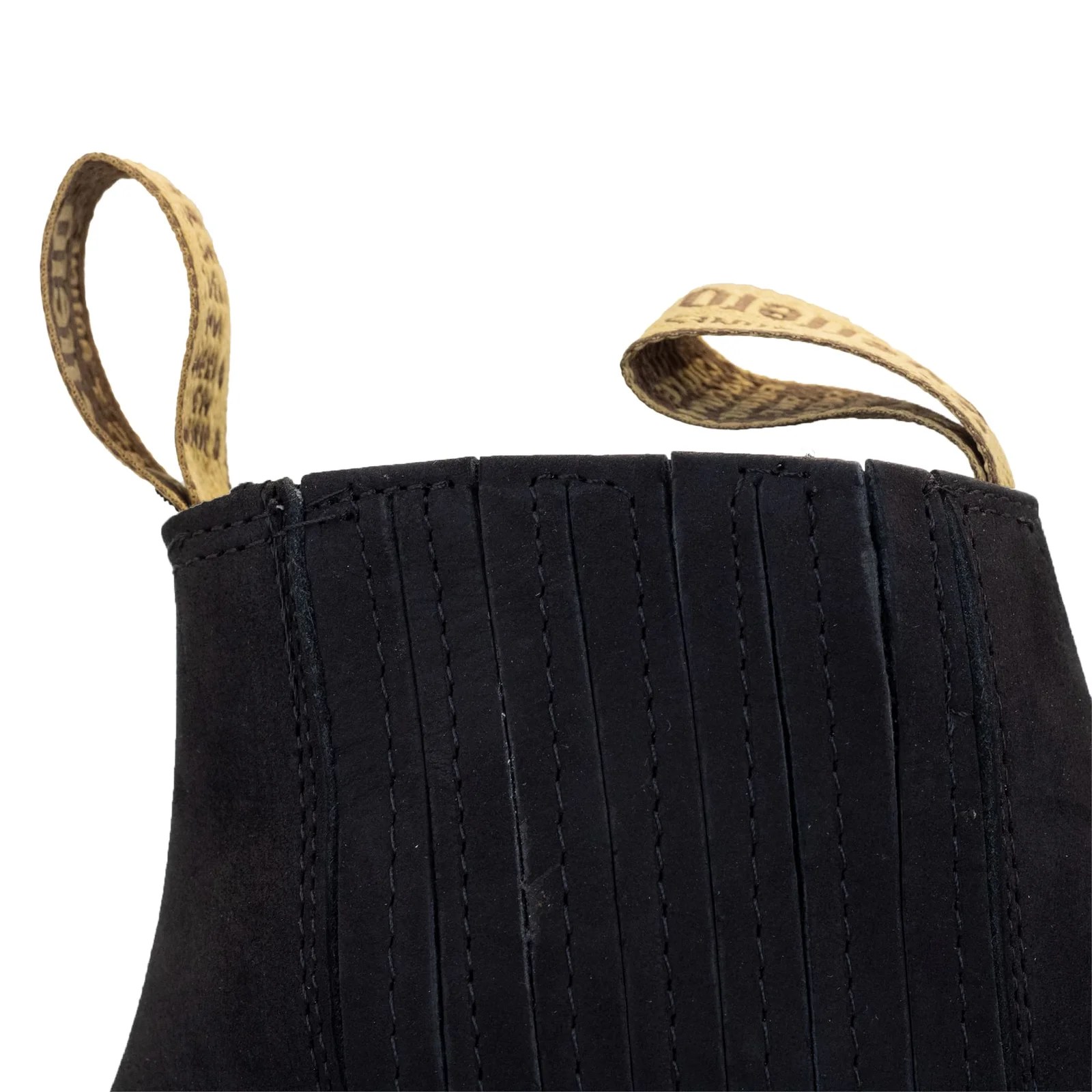 BOTIN GUERRERO CUADRADO NOBUCK NEGRO