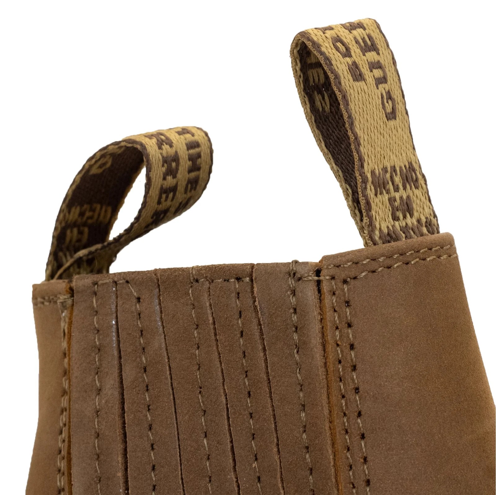 BOTIN GUERRERO CUADRADO NOBUCK ORO