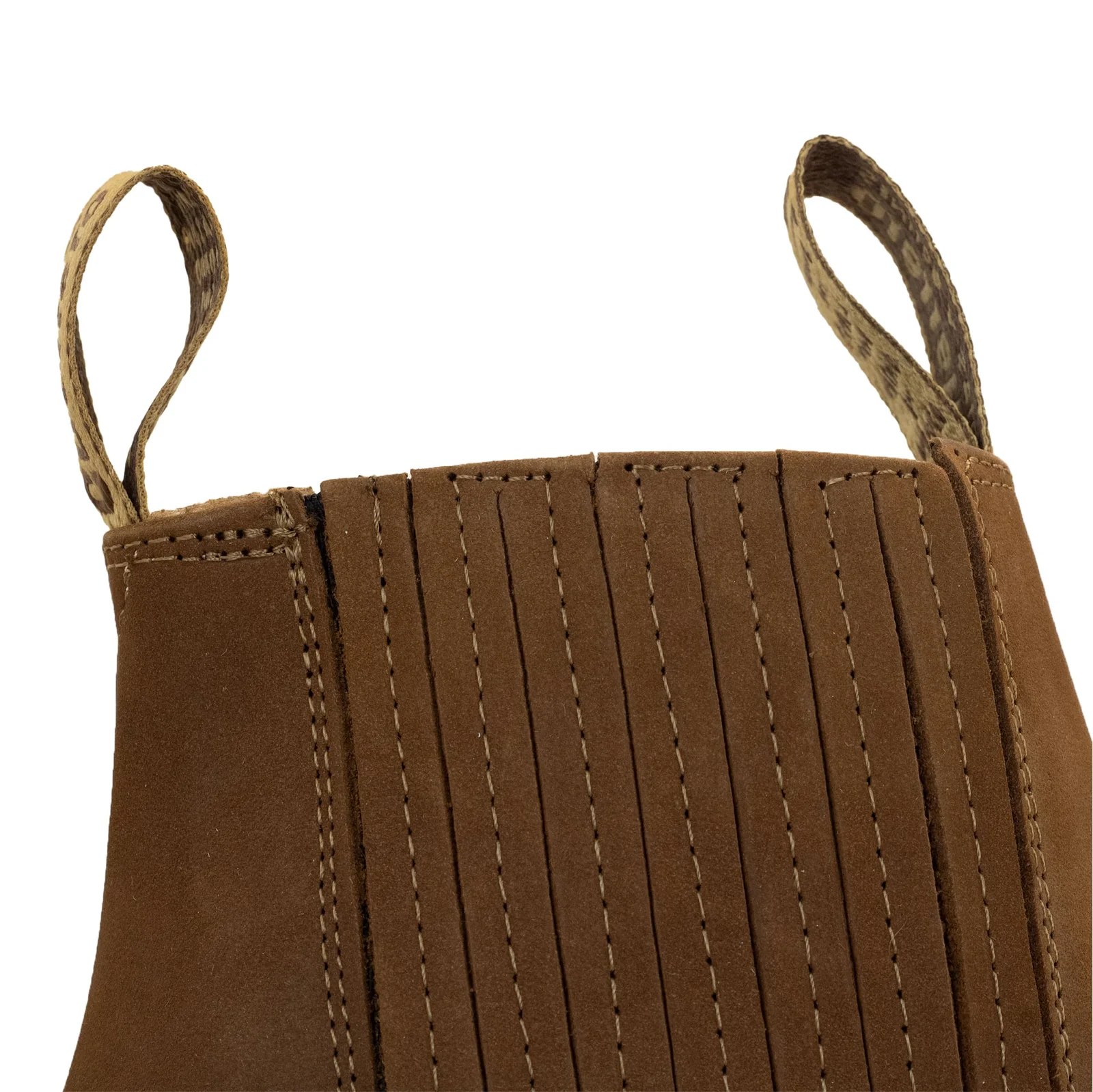 BOTIN GUERRERO CUADRADO NOBUCK ORO
