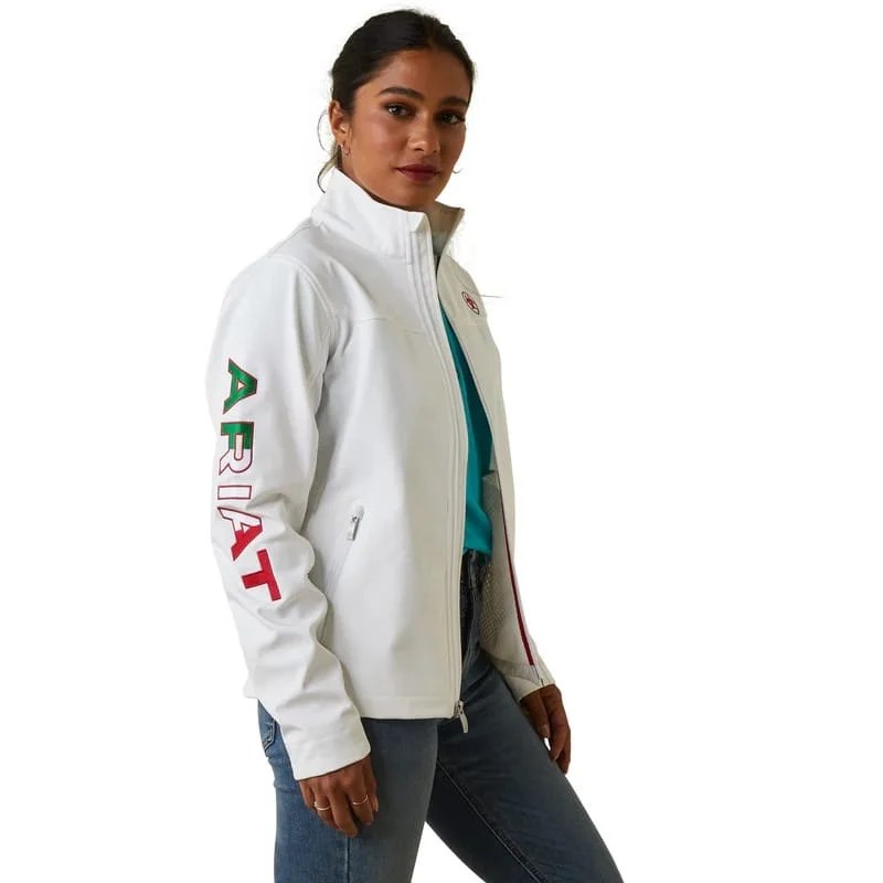 CHAMARRA ARIAT TEAM MEXICO BLANCA