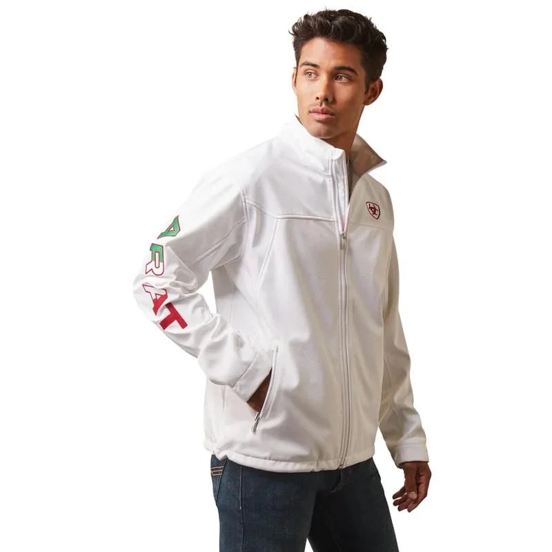 CHAMARRA ARIAT TEAM MEXICO BLANCO