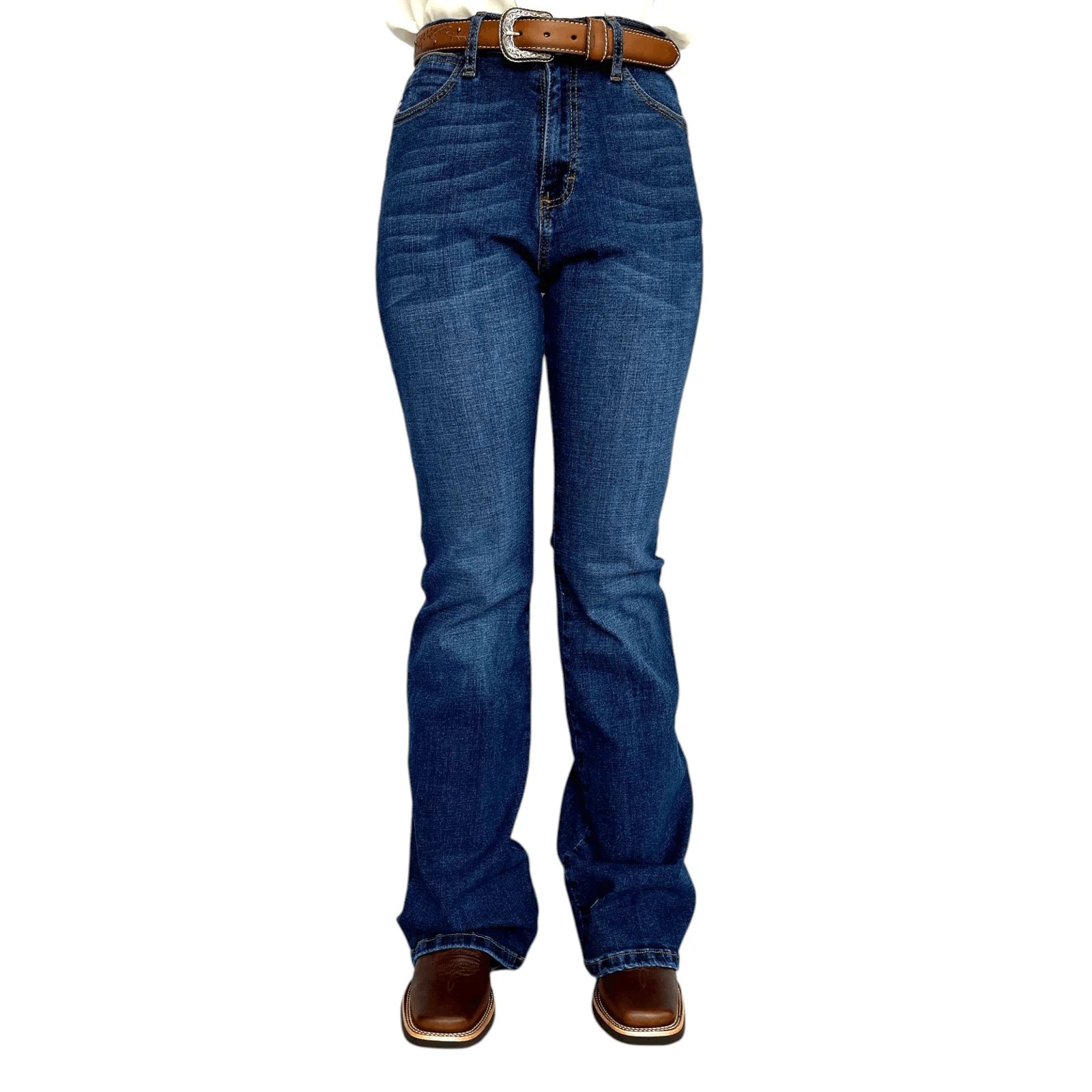 PANTALON WRANGLER DE DAMA CINTURA ALTA. MOD.112373582
