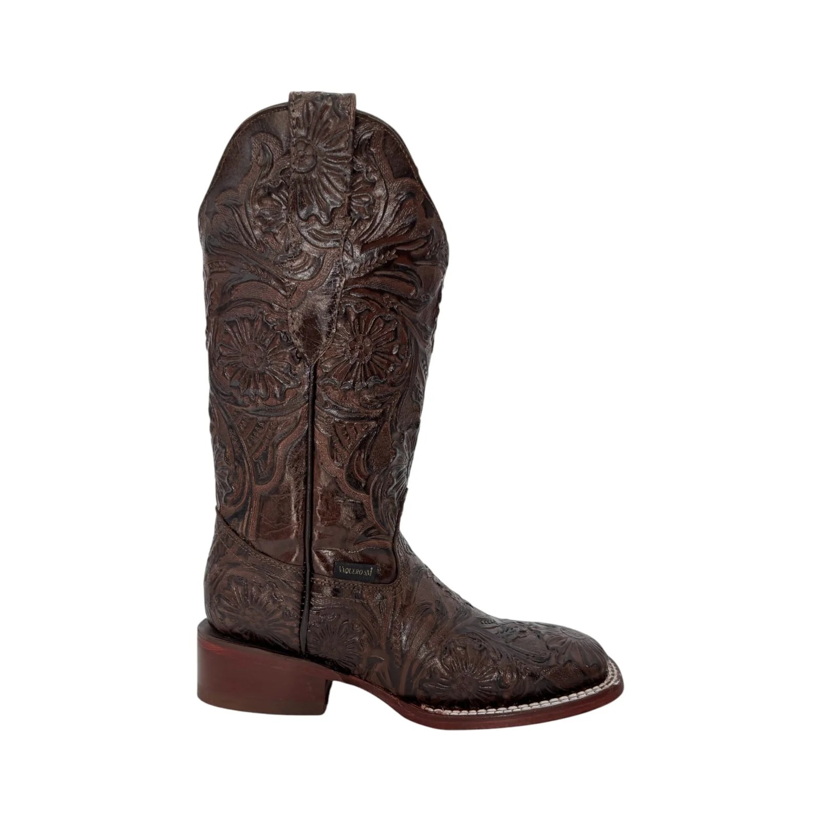 BOTA VAQUERO SM CINCELADA CAFE.
