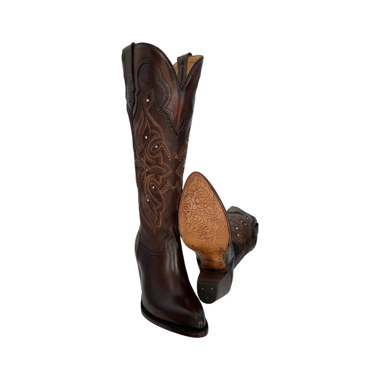 BOTA RIO GRANDE DE DAMA MODELO SICILIA CAFÉ.