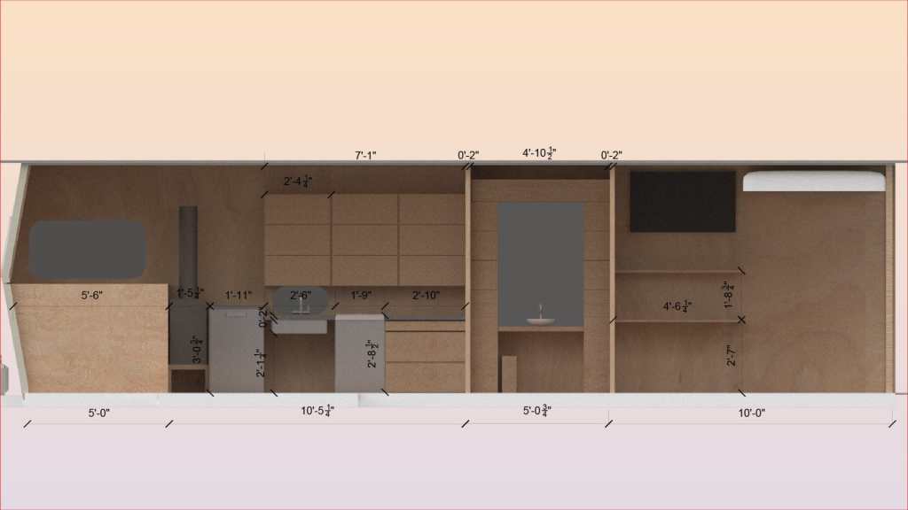 An extension of the previous model, this one featuring a sink, a stove, etc. 