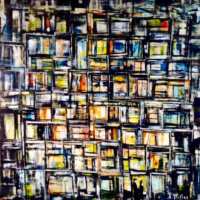 Fenêtres sur cour 2 80X80