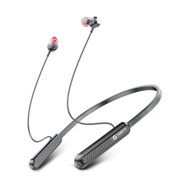 Buy Toreto Tune Ease TOR 1404 Detachable Battery Neckband, Black