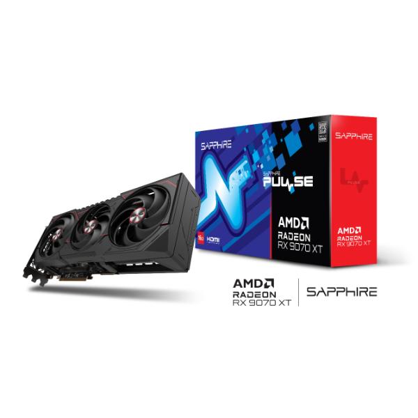 Buy Sapphire PULSE AMD Radeon RX 9070 XT 16GB GDDR6 Graphics Card