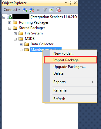 SQL Server - MigrateTransfer Maintenance Plan from one Instance to another