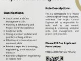 Hiring Project Control Engineer Varitech Energy