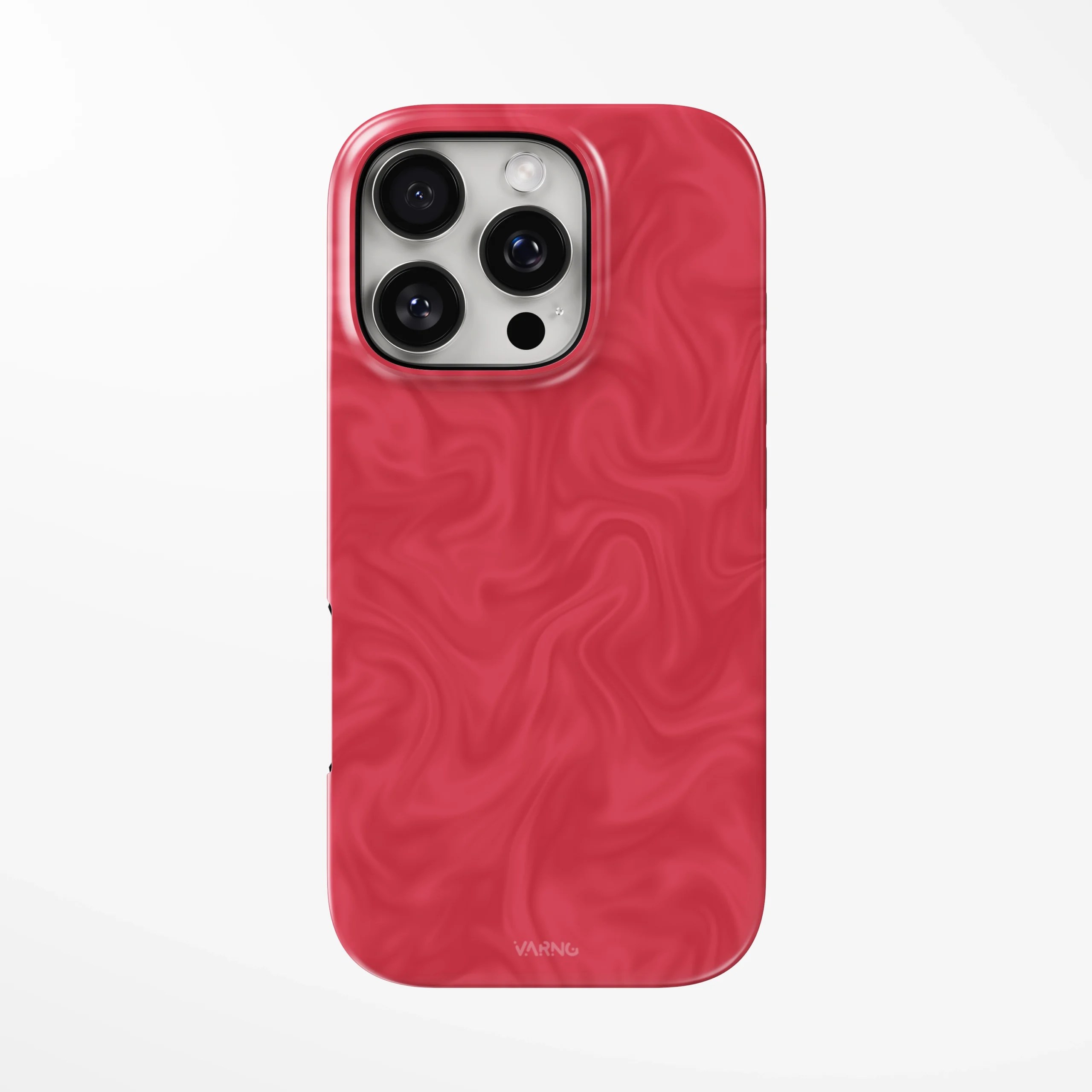 ruby vibrant deep red smoke iPhone case