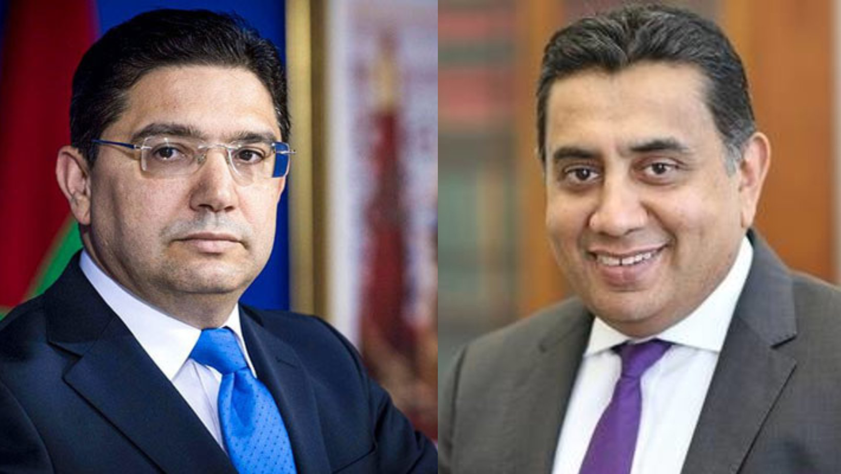 السيد بوريطة يتباحث مع وزير الدولة البريطاني للشرق الأوسط           