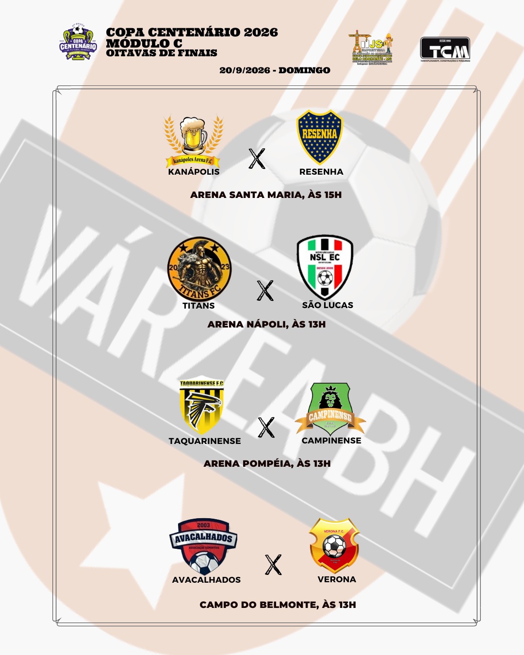 Partidas do Módulo C da Centenário