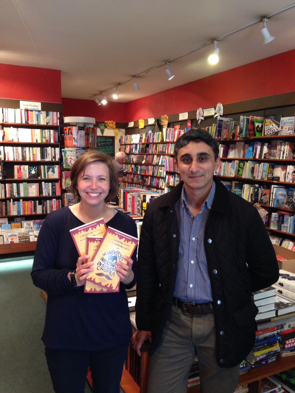Alison, the delightful owner of The Wallingford Bookshop