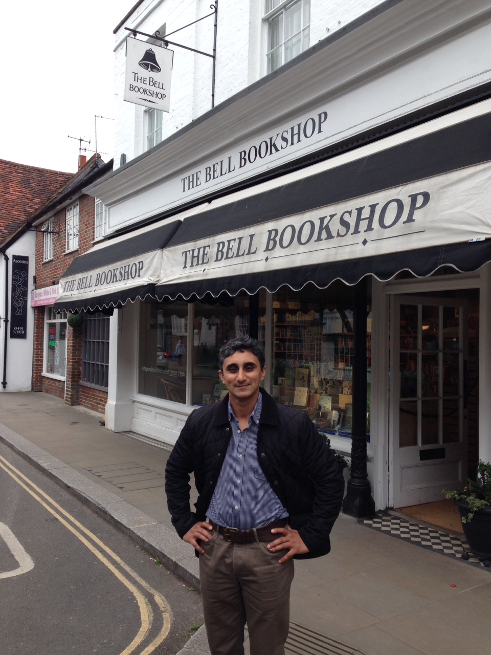 The impressive storefront of The Bell Bookshop