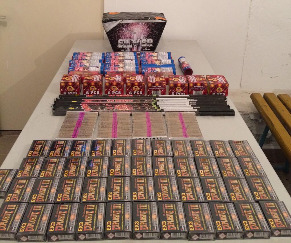 Peste 14000 de materiale pirotehnice confiscate în ultimele două săptămâni de jandarmi în municipiul Bârlad