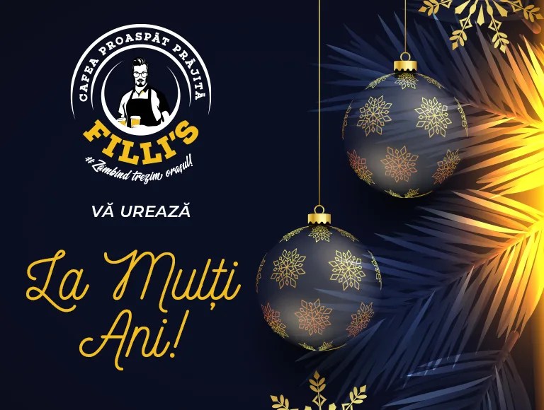 Cafenelele Filli’s vă urează un An Nou 2025 plin de realizări!