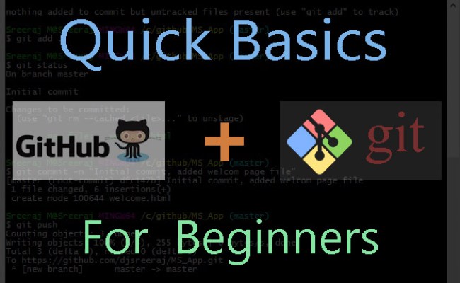 Quick GitHub And GitBash Basics For Beginners Tutorial - VASTINFOS ...
