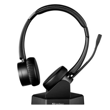 Bluetooth Office Headset Pro+, Dual Connection, Charging Dock, Noise-Reducing Mic, Busy Light, 5 Year Warranty