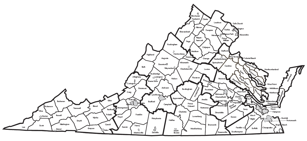 Virginia High School Districts At Martin Clark Blog Map.