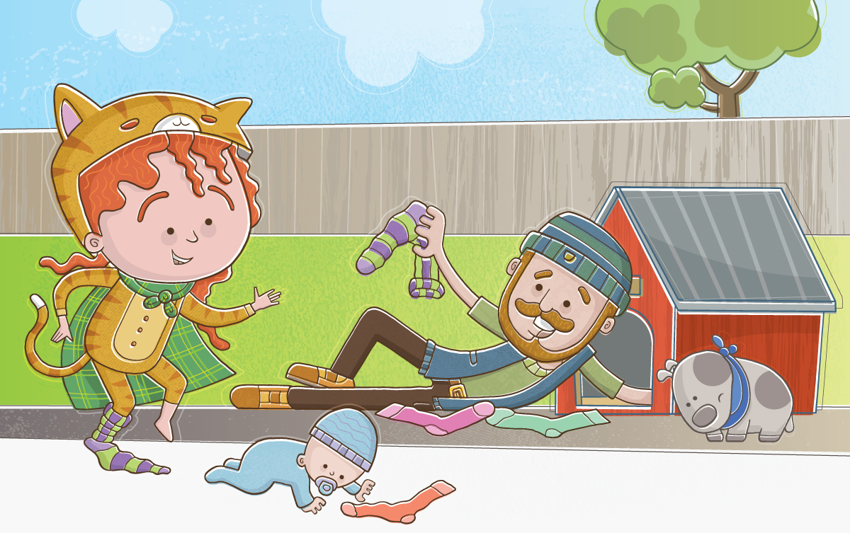 ©2017 Vaughan Duck Finding a Missing Sock