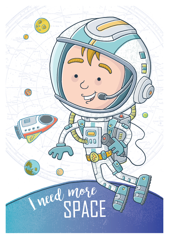 ©2017 Vaughan Duck Little Spaceman