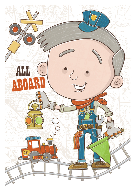 ©2017 Vaughan Duck Little Train Engineer