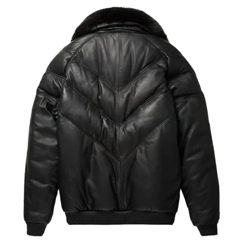 mens leather bomber jacket