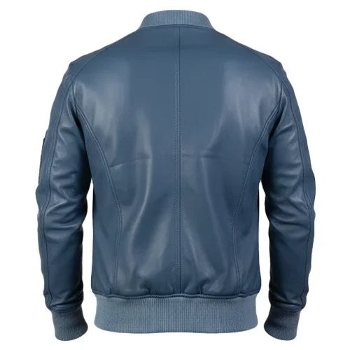 mens leather bomber jacket