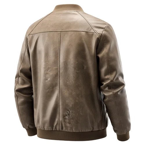 mens leather bomber jacket