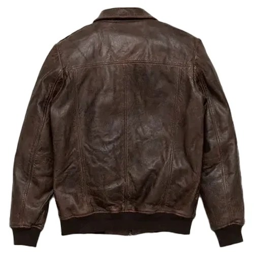 mens leather bomber jacket