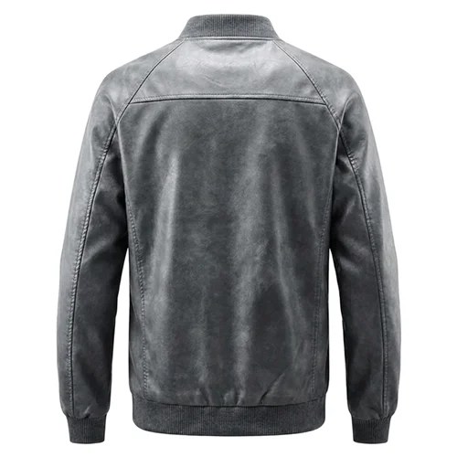 mens leather bomber jacket
