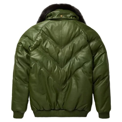 mens leather bomber jacket