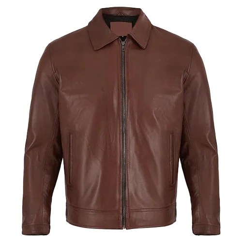 mens leather blazer