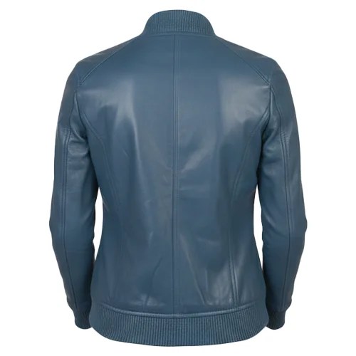 womens leather bomber jacket