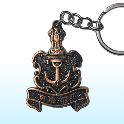 Indian Army Emblem 3D Model Metal Keychain by VAYU