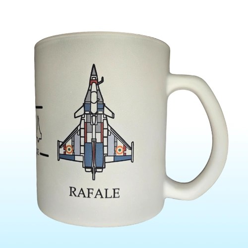 Rafale Frosted Glass Mug by VAYU