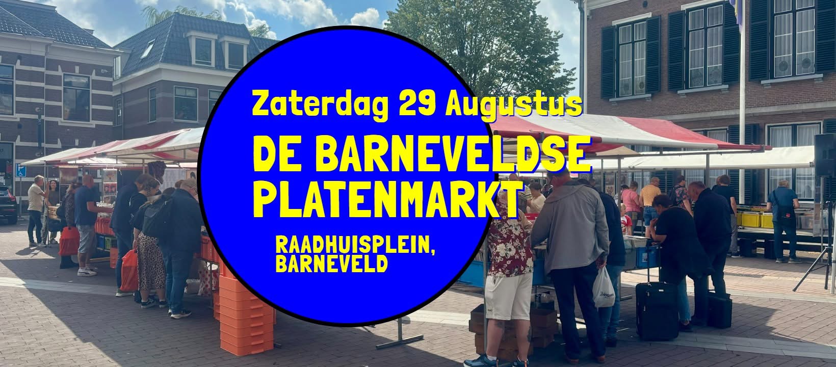 29 augustus Platenbeurs Raadhuisplein, Barneveld