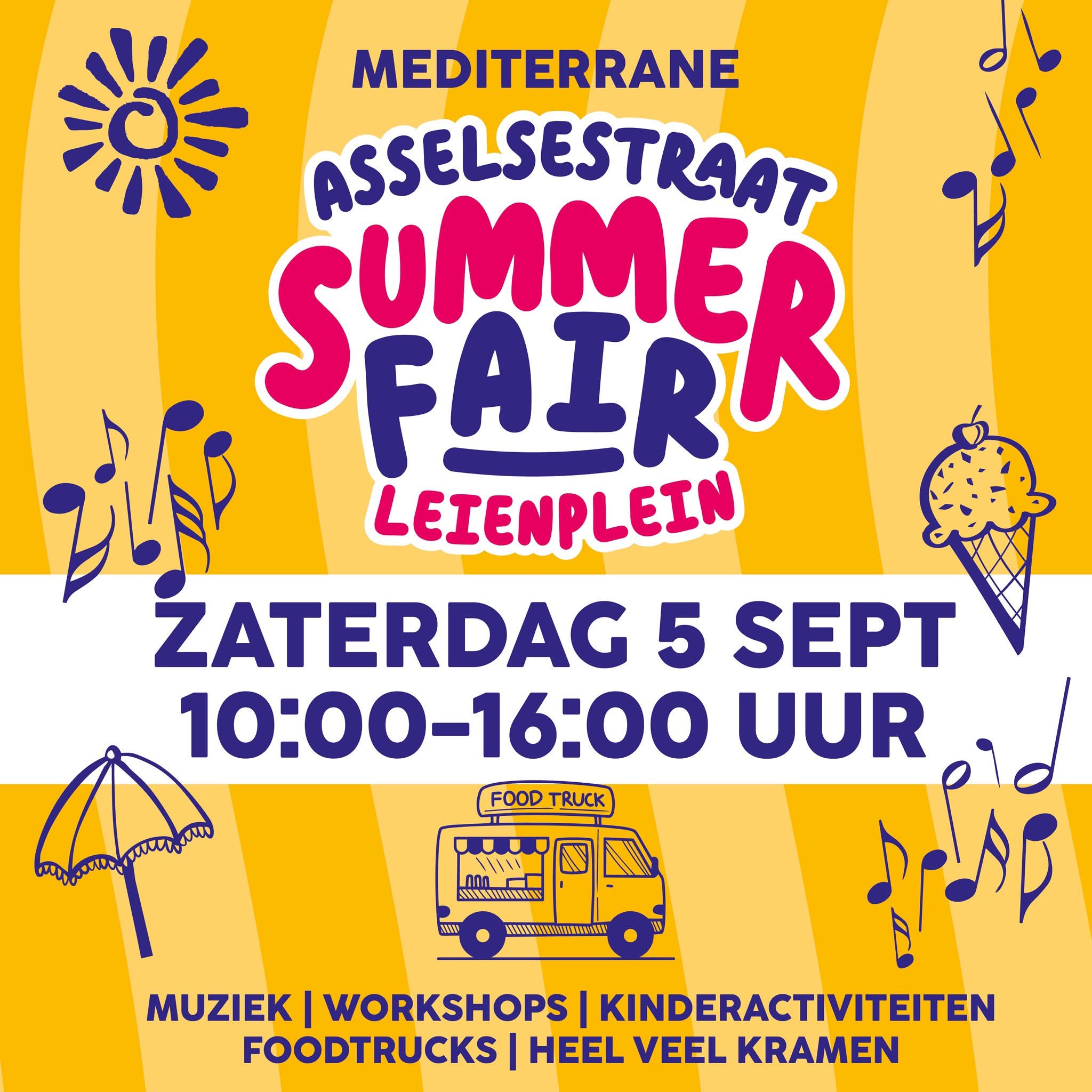 Zaterdag 5 september De Summer Fair is er weer!