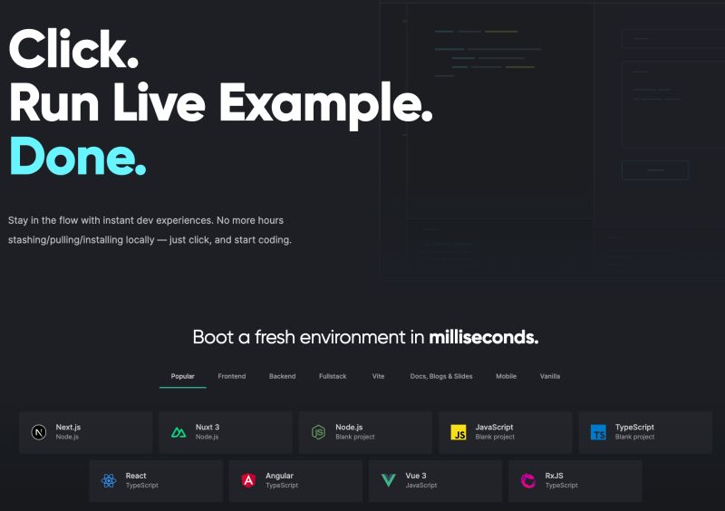 Basic Setup Stackblitz - Space Image Collection - Desktop Quality