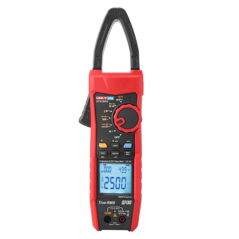 Clampmetru digital AC/DC pentru aplicații fotovoltaice, cu sondă de temperatură (UNI-T) - UT219PV Pro - imaginea 1