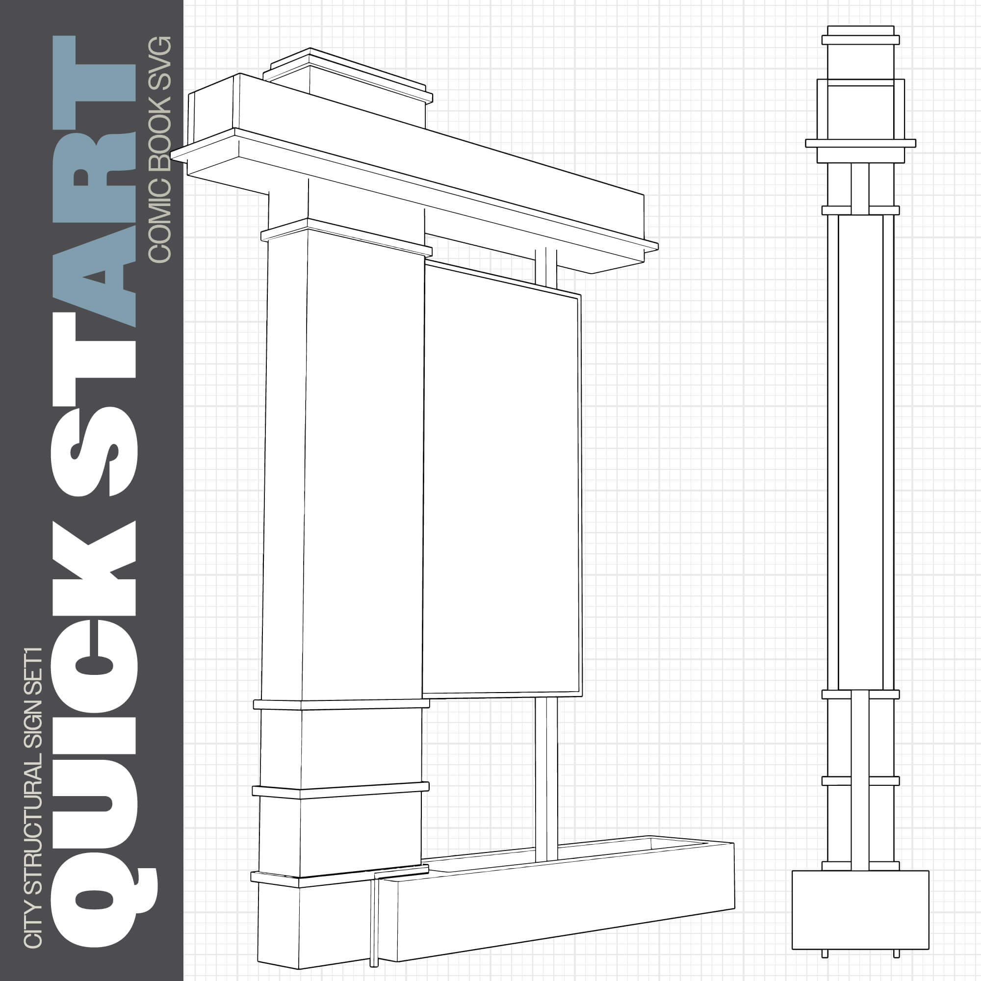 QuickstArt Commercial Structural Sign Set – Scalable Vector Graphics for Shopping Centers & Commercial Buildings QuickstArt Commercial Structural Sign Set – Scalable Vector Graphics for Shopping Centers & Commercial Buildings