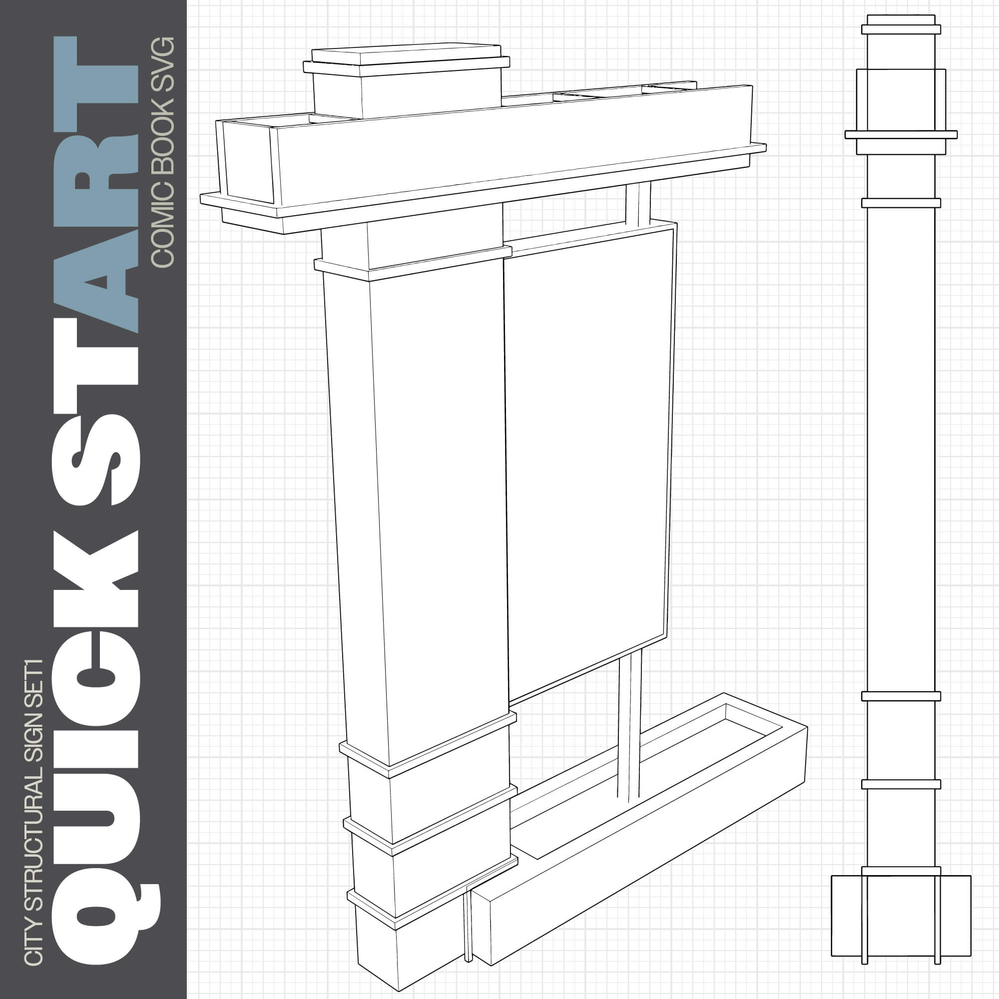 QuickstArt Commercial Structural Sign Set – Scalable Vector Graphics for Shopping Centers & Commercial Buildings QuickstArt Commercial Structural Sign Set – Scalable Vector Graphics for Shopping Centers & Commercial Buildings