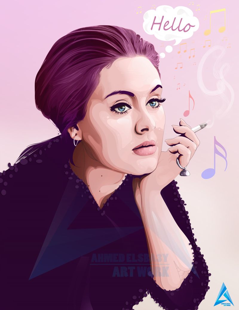 Adele Vector By Asketch On Deviantart - Vintage Arts - Creative Full HD Collection