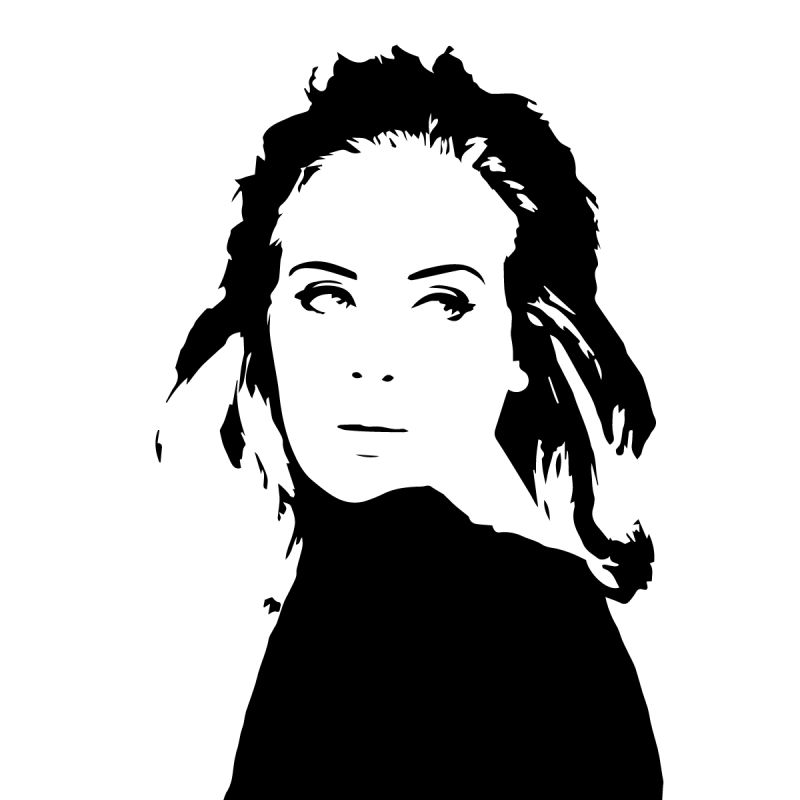Adele Vector Portrait Freevectors - Premium Space Photo Gallery - 4K
