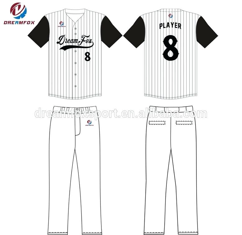 Baseball Jersey Template Vector at