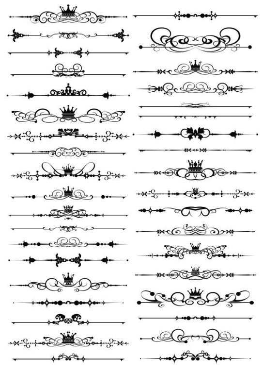 Border Elements Vector At Vectorified Com Collection Of Border - Ultra HD Nature Design - Retina