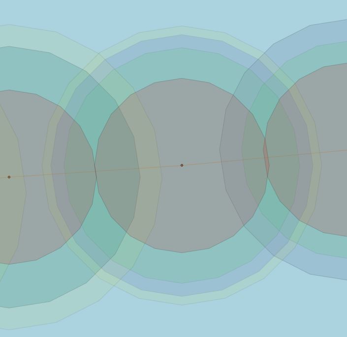 Buffer Around Vectortiles - Best Space Illustrations in Mobile