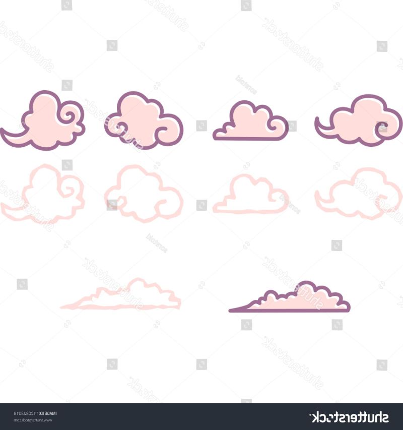 Cloud Pattern Vector - Dark Illustrations - Creative Ultra HD Collection